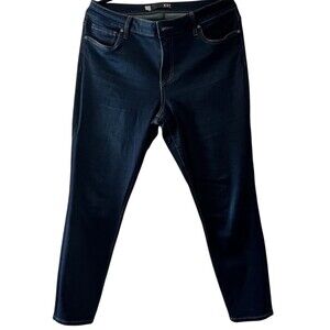 KUT From The Kloth Jeans‎ Womens Size 12 Dark Wash Mid Rise Skinny Stretch